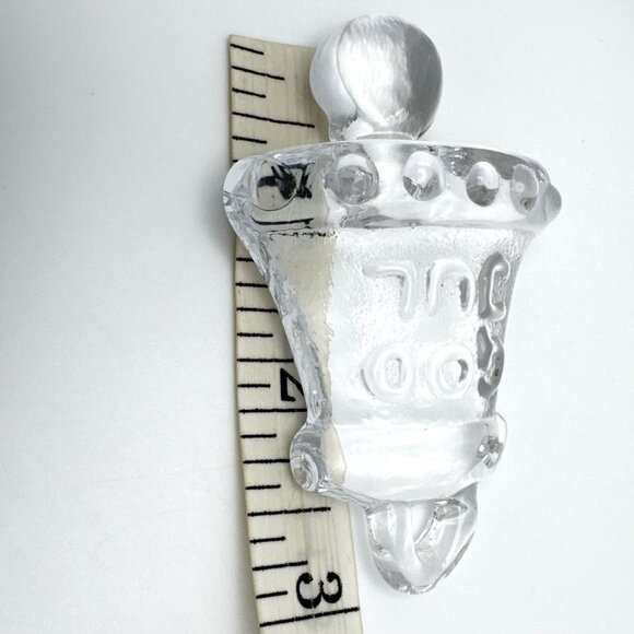 Kosta Boda Vintage MCM 70s Vallien Glass God Jul Suncatcher Pendant Ornament - Picture 2 of 6